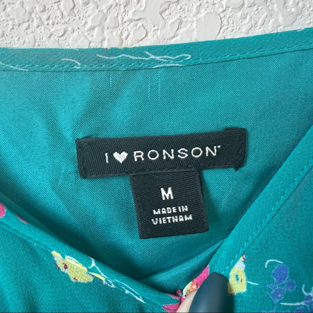 I Heart Robson Green Floral Maxi Dress - Picture 7 of 8